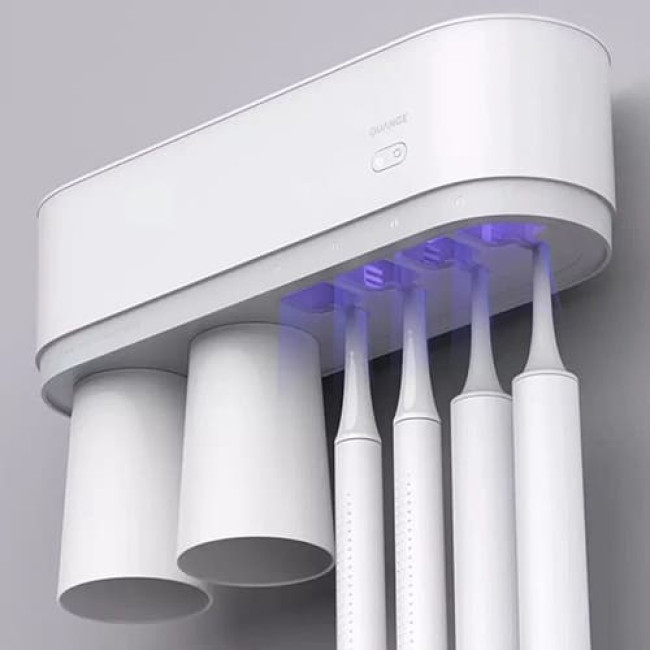 Стерилизатор для щеток QUANGE Smart Sterilization Toothbrush Cup Holder (WY020702) Белый
