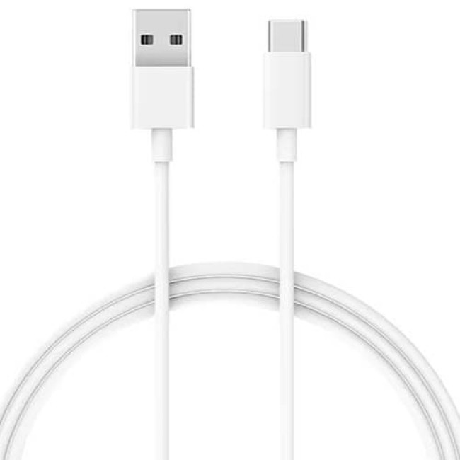 USB кабель Xiaomi SJX14ZM Type-C для зарядки и синхронизации, длина 1,0 метр  (Белый)