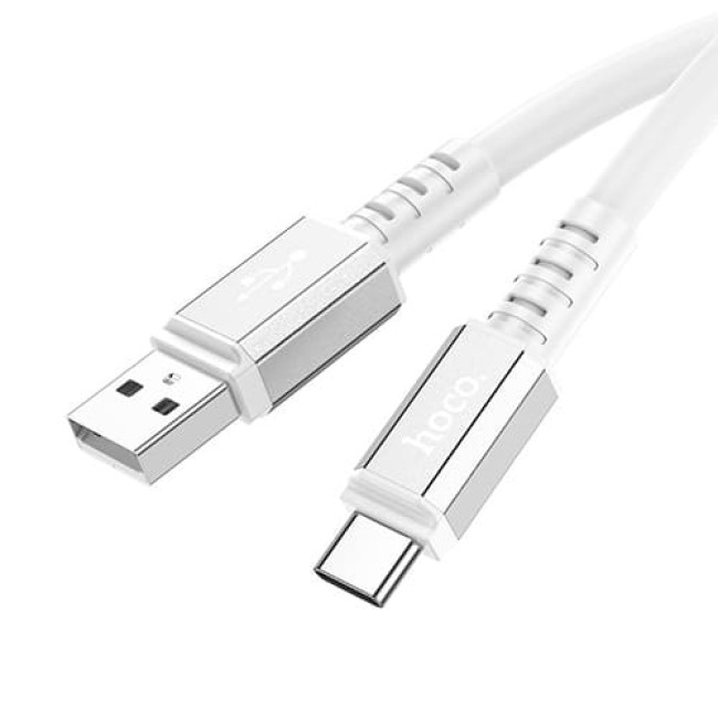 USB кабель Hoco X85 Strength Type-C, длина 1 метр Белый