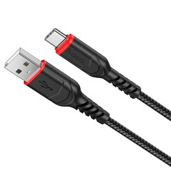 USB кабель Hoco X59 Victory Type-C, длина 2 метра Черный - фото
