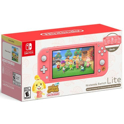 Игровая приставка Nintendo Switch Lite Animal Crossing: New Horizons Isabelle Aloha Edition  - фото