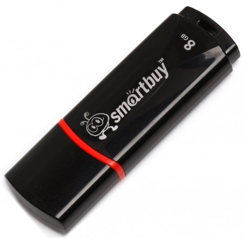 USB Флеш 8GB Smartbuy Crown (черный)