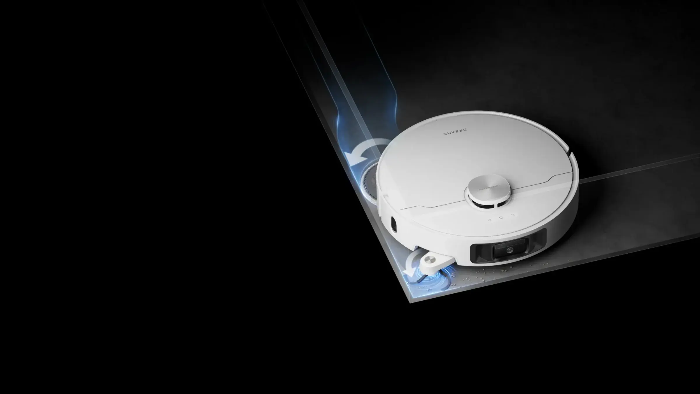 Dreame L40s Ultra — уборка вдоль стен
