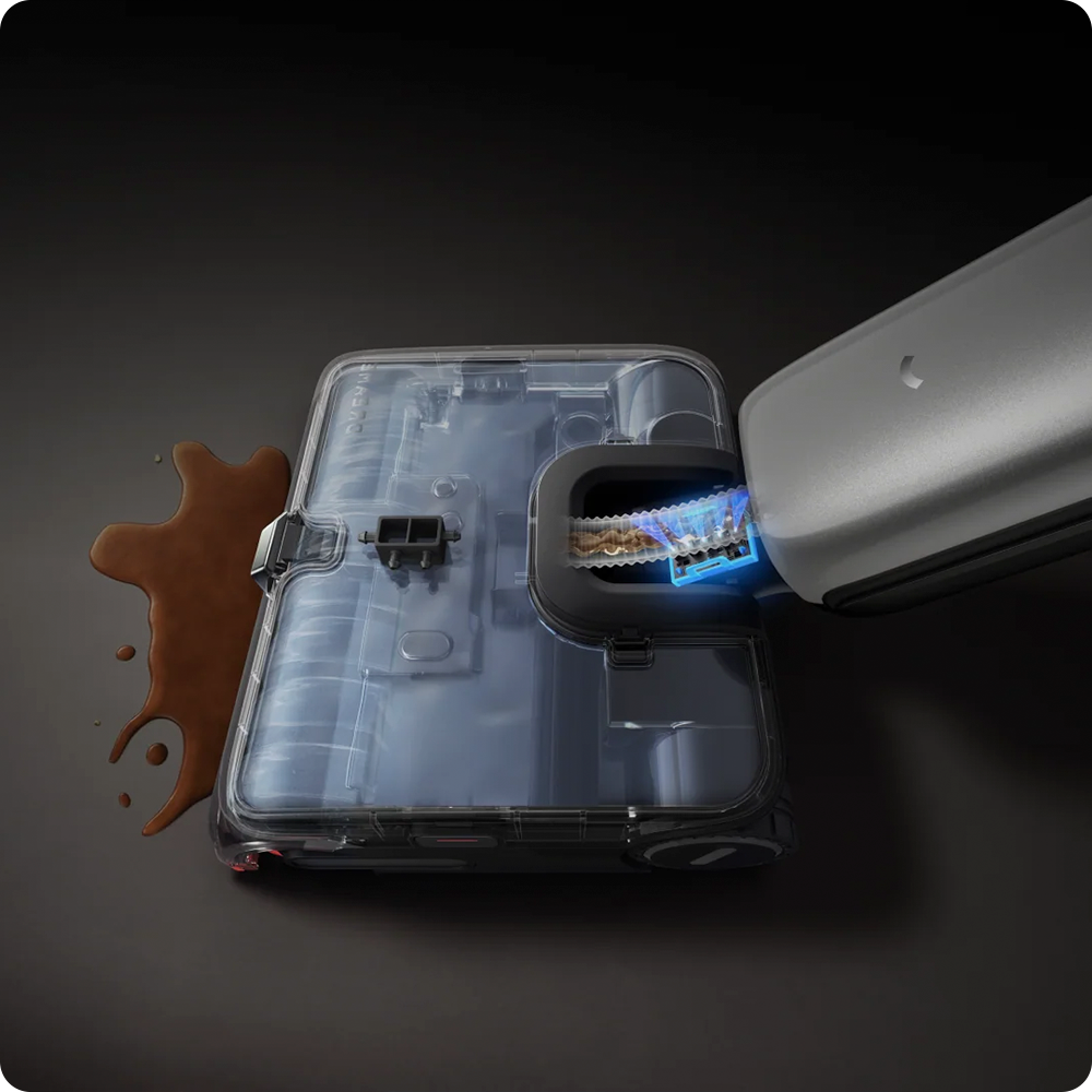 Интеллектуальное определение загрязнений Dreame T16 Pro TriForce