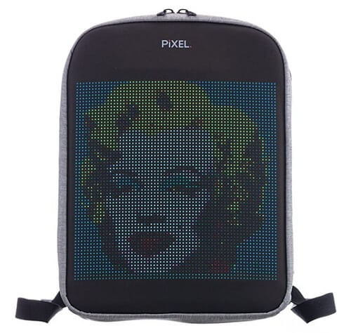 Рюкзак с LED-дисплеем Pixel Bag как подарок на 8 марта