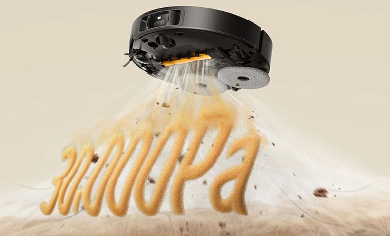 Dreame L50s Pro Ultra — мощность всасывания