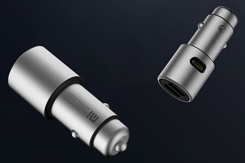 Автомобильное зарядное устройство Xiaomi Mi Car Charger QC 3.0 2 USB с дополнительным разъемом Type-C