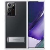Чехол для Galaxy Note 20 Ultra накладка (бампер) Samsung Clear Standing Cover прозрачный - фото