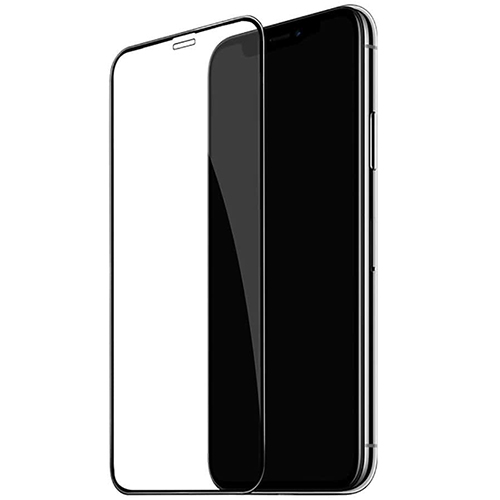 Защитное стекло 10D на экран для  iPhone 11 и Xr HD Glass 100% клеющая основа черное