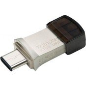 USB Флеш 64GB Transcend JetFlash 890 OTG USB 3.1 + Type-C (Серебристый) - фото