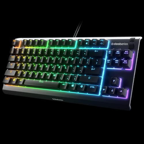 Игровая клавиатура SteelSeries Apex 3 TKL-RU Layout (Черный)