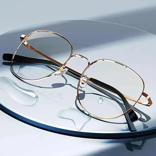 Компьютерные очки Xiaomi Mijia Anti-Blue Titanium Glasses (HMJ01RM) Розовое Золото - фото3