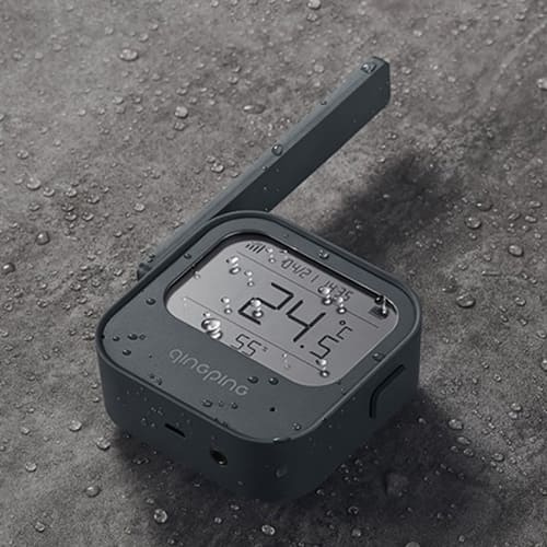 Датчик температуры и влажности Xiaomi Qingping Commercial Thermometer And Hygrometer (Серый) - фото4