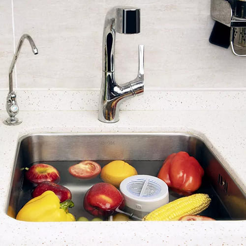 Стерилизатор для фруктов и овощей Xiaoda Portable Fruit Vegetable Washing Machine (Белый) - фото4