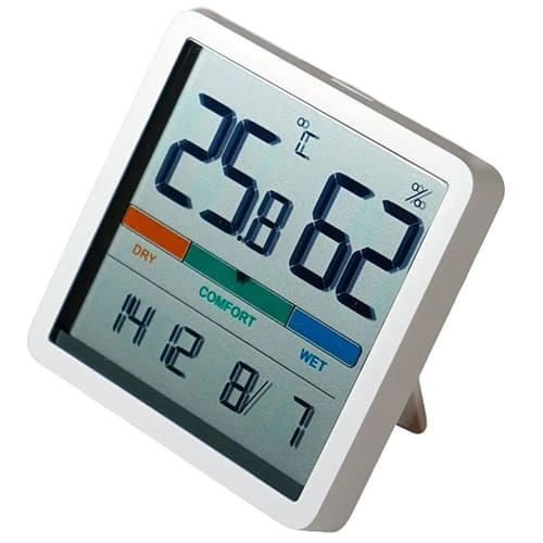 Термометр-гигрометр Miiiw Mute Thermometer And Hygrometer Clock NK5253