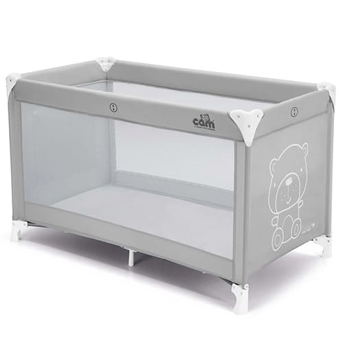 Манеж-кровать CAM Sonno L117/247 (Дизайн Тедди серый)