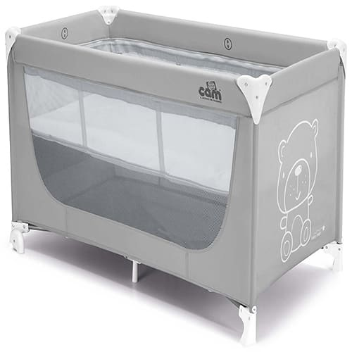 Манеж-кровать CAM Pisolino L118/247 (Дизайн Тедди серый)
