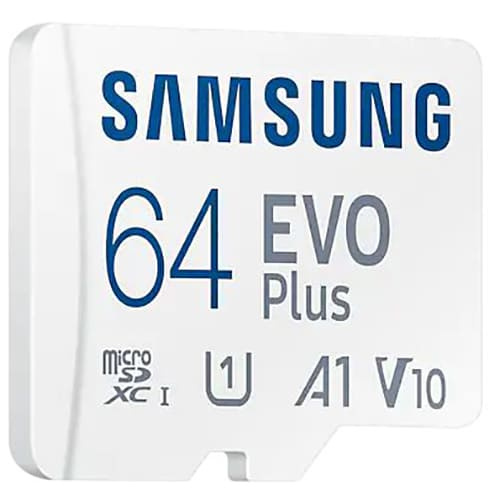 Карта памяти Samsung Evo Plus 2021 microSDXC 64Gb (с адаптером)