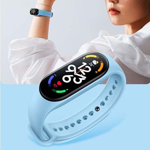 Фитнес браслет Xiaomi Smart Band 7 (Китайская версия) Голубой - фото5