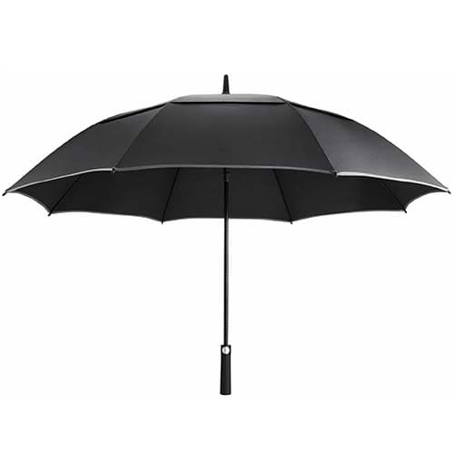 Зонт-трость Ninetygo Double-layer Windproof Golf Automatic Umbrella 150 см (Черный) - фото