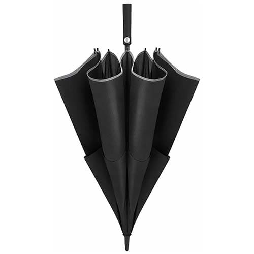 Зонт-трость Ninetygo Double-layer Windproof Golf Automatic Umbrella 150 см (Черный) - фото3