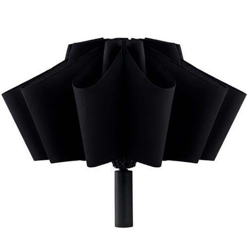 Зонт Ninetygo Folding Reverse Umbrella с подсветкой (Черный)