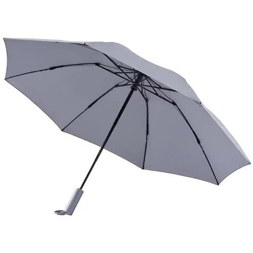 Зонт Ninetygo Folding Reverse Umbrella с подсветкой (Серый)