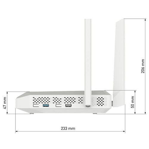 Wi-Fi роутер Keenetic Giant KN-2610 (Белый) - фото9