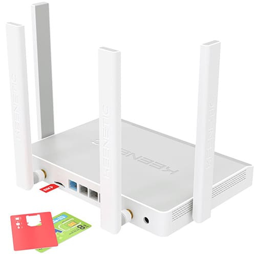 Wi-Fi роутер Keenetic Hero 4G KN-2310 (Белый) - фото5