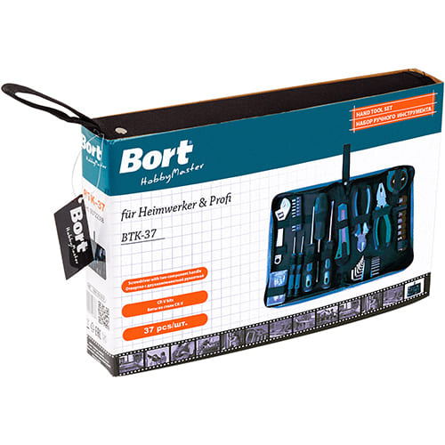 Универсальный набор инструментов Bort BTK-37 (37 предметов)