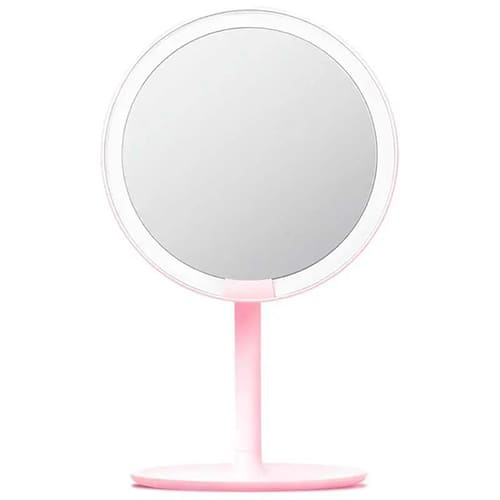 Зеркало для макияжа с подсветкой Amiro LED Lightting Mirror Mini Series AML004J (Розовый) 