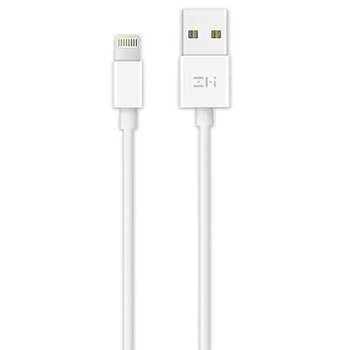 USB кабель ZMI MFi Lighting для зарядки и синхронизации, длина 1,5 метра (AL851) Белый