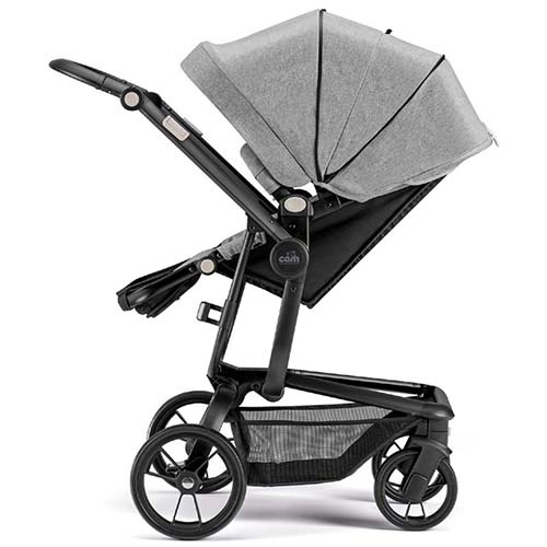 Детская коляска CAM Taski Sport Tris (3 в 1) ART910-T870C (Серый меланж) - фото2