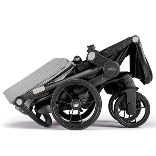 Детская коляска CAM Taski Sport Tris (3 в 1) ART910-T870C (Серый меланж) - фото4