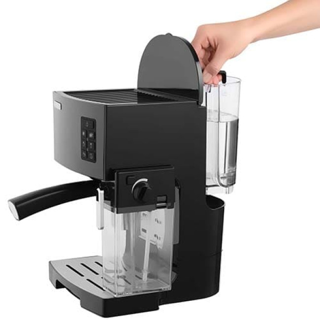 Рожковая помповая кофеварка Sencor SES 4050SS (Черный) - фото9