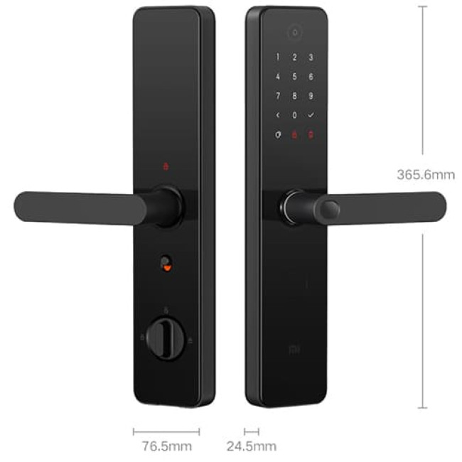 Умный дверной замок Xiaomi Smart Door Lock 1S XMZNMS08LM (Черный) - фото10