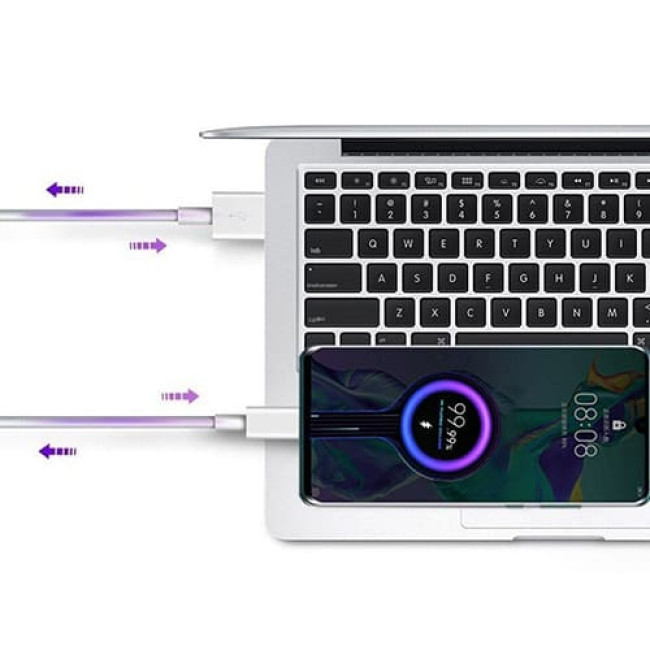 USB кабель Xiaomi 66W Type-C Turbo для зарядки и синхронизации, длина 1,0 метр (Белый) - фото5