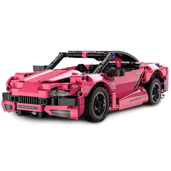 Конструктор Onebot Building Blocks Supercar (OBJZF62AIQI) Розовый