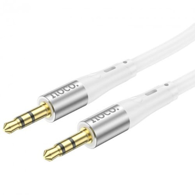 Аудио-кабель AUX Hoco UPA22, длина 1 метр (Белый) - фото2
