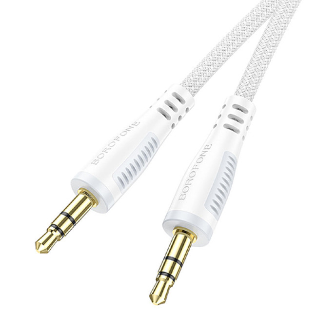 Аудио-кабель AUX Borofone BL14, длина 1 метр (Белый)