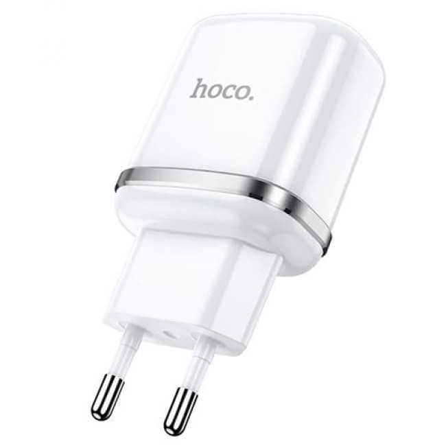 Зарядное устройство Hoco N4 Aspiring 2 USB 2.4A + Lightning кабель (Белый)