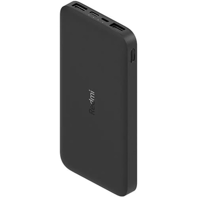 Аккумулятор внешний Xiaomi Redmi Power Bank 10000mAh Международная версия (Черный)