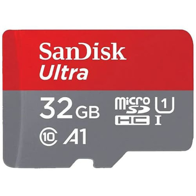 Карта памяти SanDisk Ultra 32GB microSDHC Class 10 (SDSQUNC-032G-ZN3MN)