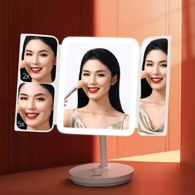 Зеркало для макияжа с подсветкой Jordan & Judy Makeup Mirror NV536 (Белый)