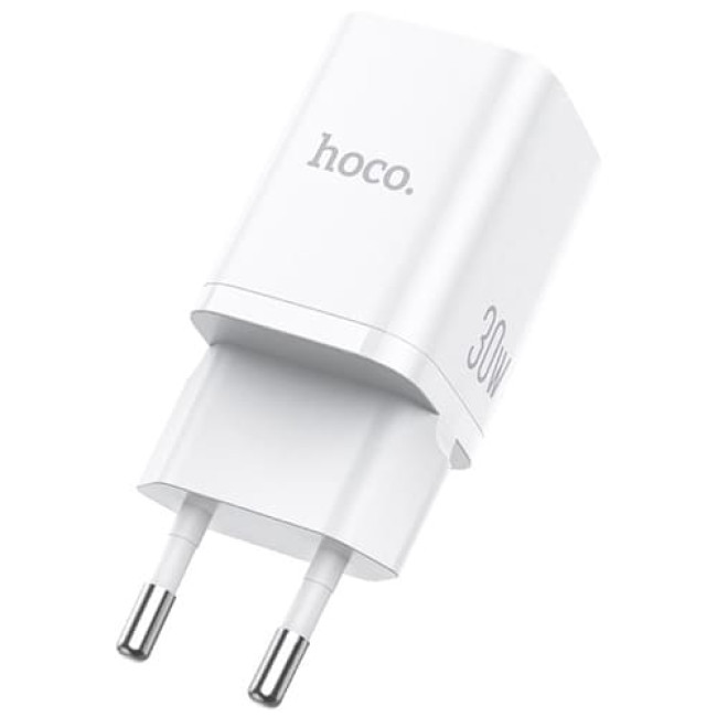 Зарядное устройство Hoco N13 Type-C PD30W QC3.0 + кабель Type-C - Lightning (Белый)