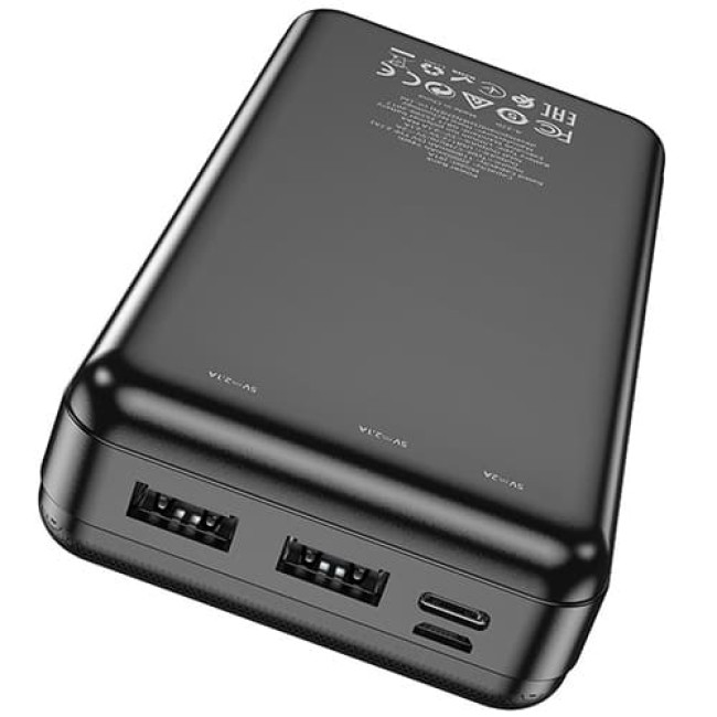 Аккумулятор внешний Hoco J91A 20000mAh (Черный) - фото3