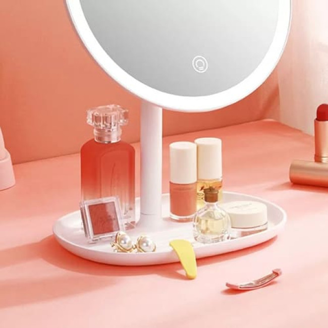 Зеркало для макияжа с подсветкой Jordan&Judy NV543 (Белый) - фото6