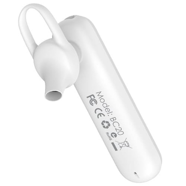 Bluetooth гарнитура Borofone BC20 (Белый) 