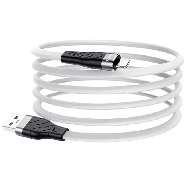 USB кабель Hoco X53 Angel Lightning, длина 1 метр (Белый)