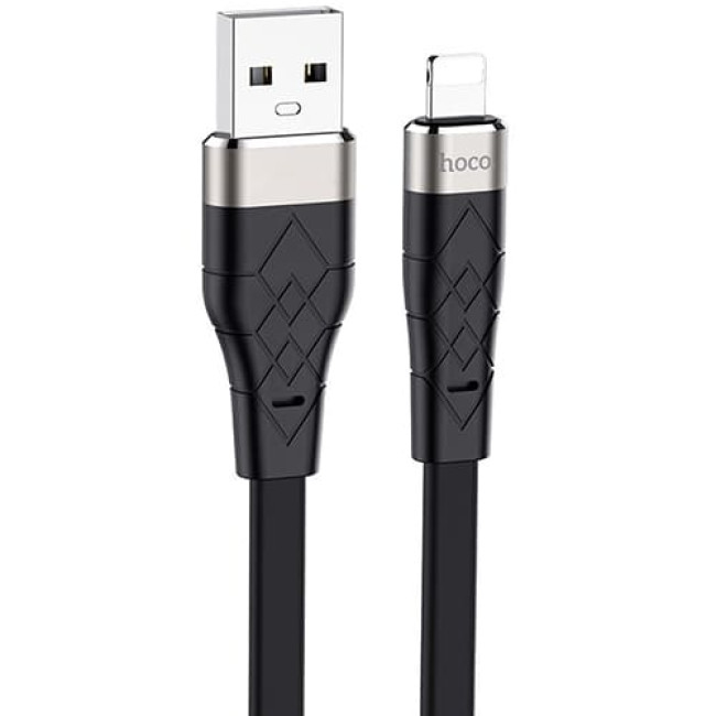 USB кабель Hoco X53 Angel Lightning, длина 1 метр (Черный)